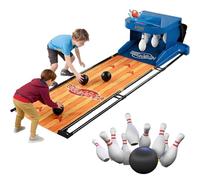 UORDBY 2m/3.5m Electronic Bowling Alley Game For Home,Foldable Electronic Bowling Set,Automatic Reset,LED Scoreboard & Realistic Sound Effects, for Kids and Adults 3.5m/11ft