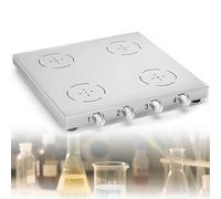 UORDBY Asynchronous Contro Magnetic Stirrer,Powerful Laboratory Magnetic Agitator/Plate, 1/2/4/6 Multi-position Magnetic Stirrer, for major professional colleges, scientific research LC-UMS-4