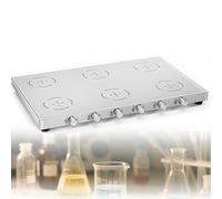 UORDBY Asynchronous Contro Magnetic Stirrer,Powerful Laboratory Magnetic Agitator/Plate, 1/2/4/6 Multi-position Magnetic Stirrer, for major professional colleges, scientific research LC-UMS-6