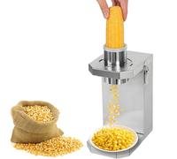 UORDBY Automatic Corn Thresher Machine, Commercial Corn Thresher Machine, 40W Electric Fresh Corn Stripper, 6.5cm Wide Chute, for Threshing Fresh and Cooked Corns