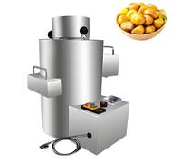 UORDBY Automatic Electric Chestnut Peeler in Stainless Steel,with High Output and less loss of chestnuts,Peeling Kernel Hulling Machine,for restaurants, food factories,home A