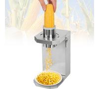 UORDBY Commercial Corn Thresher Machine, 40W Electric Fresh Corn Stripper, 6.5cm Wide Chute, Removable Blade Perfect for Threshing Fresh and Cooked Corns