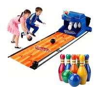 UORDBY Indoor Bowling Ball Sports Game Console, Foldable Electronic Bowling Set,Automatic Reset, Lighting, Simulation Sound Effect, kids bowling set, for Children and Adults 2m/6.56ft