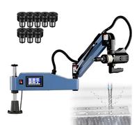 UORDBY Vertical Type Electric Tapping Machine, electric tapping and threading machine, 360° Multi-Direction Arm, 312rpm Speed,for Machinery Manufacturing M3-16E