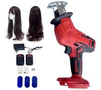 UORDBY Wigs Hair Transplantation Maker, Handheld Hair Weaving Tool, 1000W Pu Simulation Scalp Tying Machine with Dual Batteries, for Salon & Home Use
