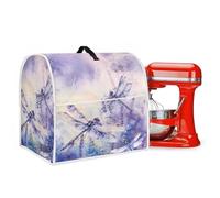 Uorisanigo Kitchen Aid Covers for Stand Mixer 6-8 Quart Mixers Dust Proof Food Processor Cover Purple Dragonfly Kitchen Aid Mixer Cover Kitchen Decor Protector Accessories