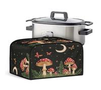 Uorisanigo Slow Cooker Cover 6/7/8 Quart Mushroom Keep Kitchen Appliance Clean Crock for Pot Covers Oval Kitchen Appliance Assecories