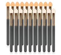 UorPoto 20Pcs Professional Eyeshadow Applicators Sponge Tip Reusable Women Blendable Foam Makeup Eye Shadow Brush Applicator Sticks Set Washable