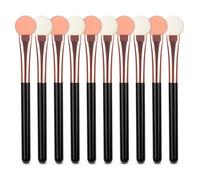 Uorpoto Eyeshadow Applicators Double Sided Sponge Makeup Brushes Reusable 10Pcs Round Foam Eye Shadow Applicator Sticks Brush Set Washable