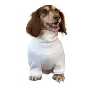 UOSIA Dachshund Dog Clothes 2-Leg Long Sleeve Turtleneck Dog Onesie Pajamas Breathable Stretchy Comfy Warm Puppy Coat Autumn Winter Pet Jumpsuit Outfits for Mini Dachshund