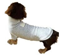UOSIA Dachshund Dog Clothes 2-Leg Long Sleeve Turtleneck Dog Onesie Pajamas Breathable Stretchy Comfy Warm Puppy Coat Autumn Winter Pet Jumpsuit Outfits for Mini Dachshund