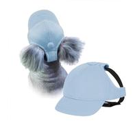 UOSIA Dog Baseball Cap with Ear Holes, Adjustable Design, Pet Sun Hats for Small Medium Dogs and Cats, Outdoor All Season