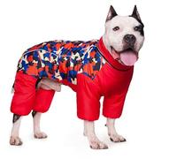UOSIA Dog Coat Dog Warm Jacket, 4 Legs Covered Waterproof Windproof Reflective Warm Dog Snowsuit with Zippered Outdoor Dog Snow Jacket for Small Medium Large Dogs