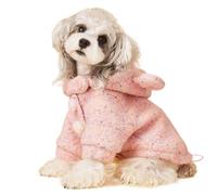 UOSIA Dog Coats for Small Dogs Girl Warm Dog Jacket with Hood Fashion Luxury Puppy Clothes Autumn Winter Pet Apparel Outfits for Yorkshire Chihuahua
