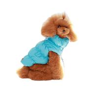 UOSIA Dog Down Winter Coat Cute Puppy Fleece Puffer Vest With D-Rings Warm Pet Snowsuit Puffer Vest With Snap Closure, Cold Weather Coats For Boy Girl Puppy