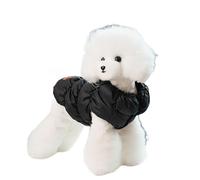 UOSIA Dog Down Winter Coat Cute Puppy Fleece Puffer Vest With D-Rings Warm Pet Snowsuit Puffer Vest With Snap Closure, Cold Weather Coats For Boy Girl Puppy