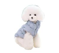 UOSIA Dog Down Winter Coat Cute Puppy Fleece Puffer Vest With D-Rings Warm Pet Snowsuit Puffer Vest With Snap Closure, Cold Weather Coats For Boy Girl Puppy