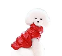 UOSIA Dog Down Winter Coat Cute Puppy Fleece Puffer Vest With D-Rings Warm Pet Snowsuit Puffer Vest With Snap Closure, Cold Weather Coats For Boy Girl Puppy