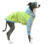 UOSIA Dog Hoodie for Large Meidum Small Dogs Winter Fleece Greyhound Hooded Warm Dog Sweatshirt with Pocket Stylish Whippet Clothes for Cold Weather