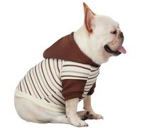 UOSIA Dog Hoodie for Small Medium Dogs Fall Warm Puppy Clothes Cute Soft French Bulldog Clothes Dog Sweater Shirt for Frenchie Pug English Corgi Boston Terrier Pitbull