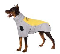 UOSIA Dog Jackets for Large Dogs Waterproof Dog Winter Coat Reflective Turtleneck Dog Snowsuit Warm Thick Dog Cold Weather Vest Outdoor Windproof Pet Outfit Clothes for Medium Dog Walking Hiking