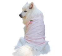 UOSIA Dog Shirts Clothes for Female Soft Thin Puppy T Shirt Vest Stretchy Cats Dogs Tank Top Lightweight Breathable Pet Pullover Outdoor Walking Dog Costume for Small Medium Large Dogs