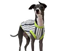 UOSIA Dog Shirts Clothes Italian Greyhound Whippet Summer Dog Tank Tops Cotton Striped Puppy T-Shirt Outdoor Doggy Sun Shirts Cooling Comfortable Pet Vest for Small Medium Large Dogs