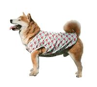 UOSIA Dog Shirts for Medium Large Dogs Girl Cotton Floral Lightweight Sleeveless Vest Pet T-shirts Outdoor Big Female Apparel for Spring Summer Sun Protection Clothes