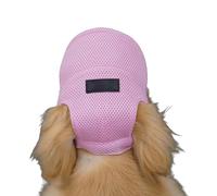 UOSIA Dog Sun Hat Baseball Cap Mesh Summer Pet Caps With Ear Holes Breathable Pet Casual Cap With Adjustable Drawstring For Small Medium And Large Dogs