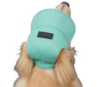 UOSIA Dog Sun Hat Baseball Cap Mesh Summer Pet Caps With Ear Holes Breathable Pet Casual Cap With Adjustable Drawstring For Small Medium And Large Dogs