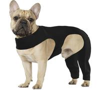 UOSIA Dog Surgery Recovery Sleeve Rear Legs Pet Prevent Licking Elbow Brace Protector Alternative Pants Shirt For Medium Large Dogs