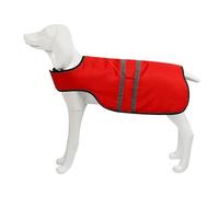 UOSIA Dog Waterproof Winter Jacket Warm Dog Coat with Fleece Lining Adjustable Reflective Dog Vest Cold Weather Pet Clothes Outfits for Small Medium Large Dogs
