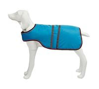 UOSIA Dog Waterproof Winter Jacket Warm Dog Coat with Fleece Lining Adjustable Reflective Dog Vest Cold Weather Pet Clothes Outfits for Small Medium Large Dogs
