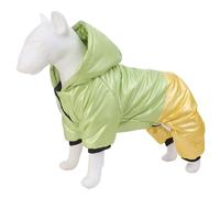 UOSIA Dog Winter Coat Full Body Warm Pet Clothes Windproof Waterproof Dog Jacket with Hood Fashion Cute Puppy Jumpsuit Snowsuit for Small Medium Dog Walking Hiking