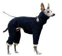 UOSIA Dog Winter Coat Soft Pullover Dog Pajamas Four-Legged Turtleneck Thick Fleece Warm Greyhound Sweaters Windproof Coats For Medium Large Dogs