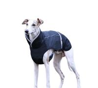 UOSIA Dog Winter Coat With Fleece Lining Windproof Turtleneck Cold Weather Coats For Italian Greyhound Whippets, Adjustable Quick-Release Buckle For Medium/Large Dogs