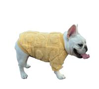 UOSIA Fleece Vest French Bulldog Sweater Heart Shape Warm Dog Pullover With Elastic Cuffs Fashion Solid Color Winter Dog Coat For French Bulldog, Dachshund
