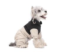 UOSIA Four Legged Winter Dog Coat Windproof Warm Small Dog Jacket With D-Ring Waterproof Full Body Puppy Jacket Fashion Push-Button Pet Down Jackets