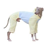 UOSIA Italian Greyhound Hoodie Onesie Clothes Coat Four-Legged Long Sleeves Stretchy Warm Pullover Fleece Pajamas Dog Jacket & Shirt Jumpusuit For Whippet Dogs