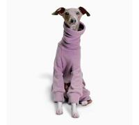 UOSIA Italian Greyhound Onesie Jumpsuit Clothes,Winter Warm Soft Fleece Four-Legged Turtleneck Whippet Thermal Pajamas Full Body Pet Pullover Coats Clothing For Medium Large Dogs