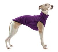 UOSIA Italian Greyhound Warm Dog Vest Clothes Pyjamas Windproof Sport Cold Weather Winter Turtleneck Sleeveless Cozy Pullover Sweatshirt Coat & Jacket For Whippet Dogs