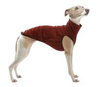 UOSIA Italian Greyhound Warm Vest Turtleneck Whippet Pullover Knit Sweatshirt Solid Colour Stretchy Cozy Sleeveless Pyjamas For Medium Large Dogs