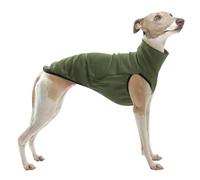 UOSIA Italian Greyhound Warm Vest Turtleneck Whippet Pullover Knit Sweatshirt Solid Colour Stretchy Cozy Sleeveless Pyjamas For Medium Large Dogs