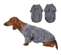 UOSIA Large Big Dog Coat Jumpsuit Fleece Sweaters For Dachshunds, 2 Legs Long Sleeve Pullover Pet Onesie Pajamas Clothes Outfits With D-Ring For Medium Dogs