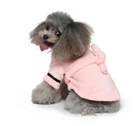 UOSIA Pet Bathrobe Winter Luxury Soft Flannel Thickened Hooded Pajamas Quick Drying Absorbent Dog Towels Soft Pet Nightwear For Puppy Small Dogs Cats