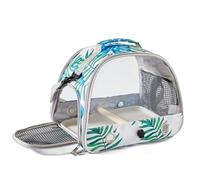 UOSIA Portable Bird Carrier Cage with Perch, Small Pet Carrier with Plat Breathable, Parrot Travel Cag for Guinea Pig Bunny