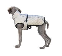 UOSIA Reflective Dog Jacket for Night Walking High-Visibility Dog Vest Winter Warm Dog Coat with Fleece Lined Cold Weather Dog Clothes for Medium Large Dogs