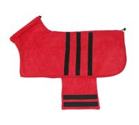 UOSIA Soft Dog Bathrobe Drying Coat Absorbent Pet Bath Robe Towel For After Bath Warm Keeping Comfortable Dog Drying Coat For Baths, Swimming, Rainy Walks