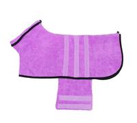 UOSIA Soft Dog Bathrobe Drying Coat Absorbent Pet Bath Robe Towel For After Bath Warm Keeping Comfortable Dog Drying Coat For Baths, Swimming, Rainy Walks