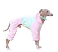 UOSIA Soft Dog Pajamas For Whippet Fashion Four-Legged Lightweight Dog Hoodie Greyhound Onesie Clothes Winter Coat Jumpsuit For Small Medium Large Dogs
